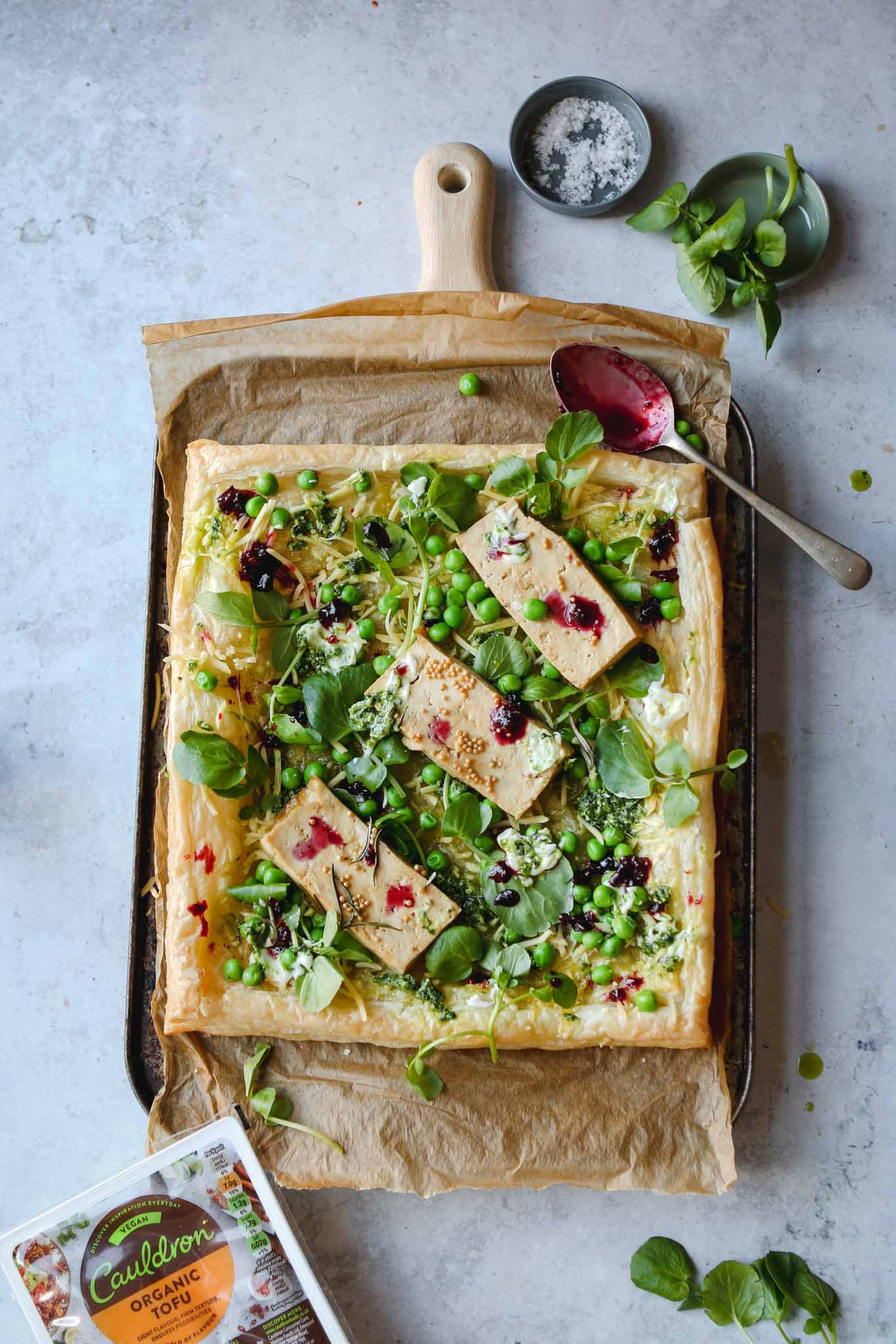 Vegan Summer Tofu Tart Cauldron Foods