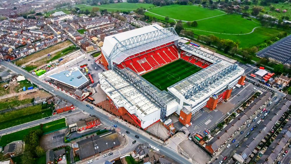 Anfield in Liverpool