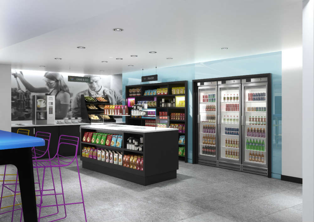 The pantry area at The Glassworks CGI photo