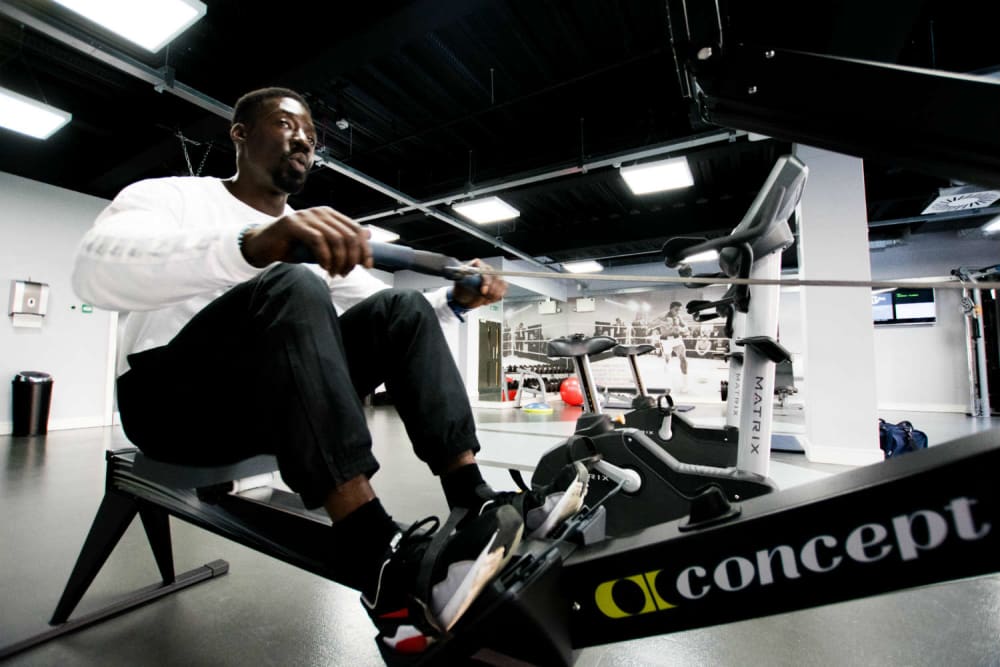 Rowing machine in the IconInc gym