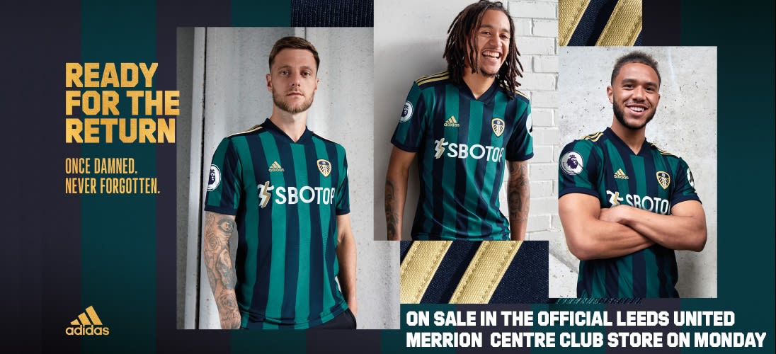 Lufc 2020 21 Away Kit On Sale Merrion Centre