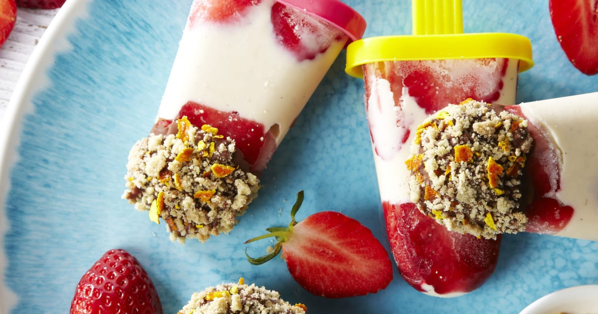 Tofu Strawberry Popsicles Recipes Cauldron Foods