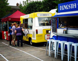 Street food stalls