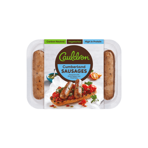 Cumberland Vegetarian Sausages Products Cauldron Foods