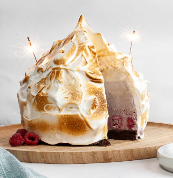 Vegan Baked Alaska - Project Vegan Baking