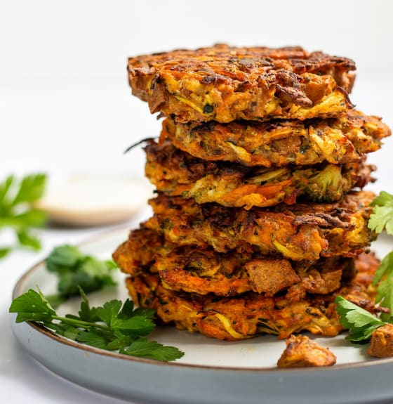 Tofu Vegetable Fritters Cauldron Foods