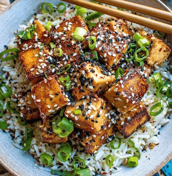 Sticky Tofu Bowl Cauldron Foods