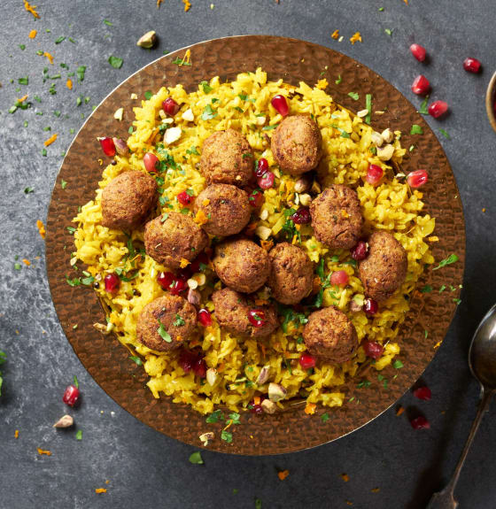 Vegan Moroccan Falafel Pilaf Cauldron Foods