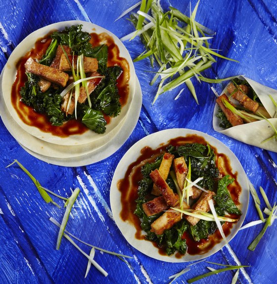 Sriracha glazed tofu pancakes Recipes Cauldron Foods