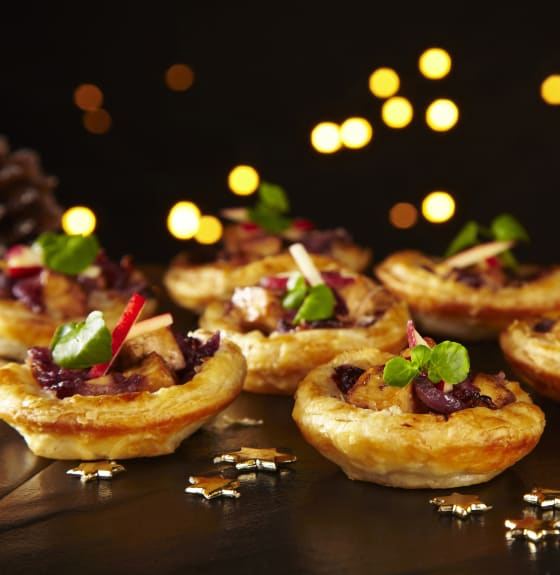 Tofu, Apple & Sweet Onion Tartlets Recipes Cauldron Foods