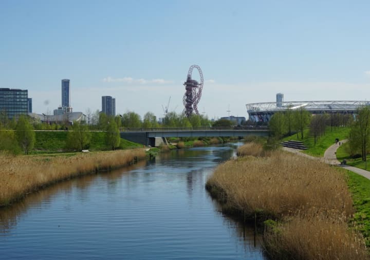 A view of the Olympic Park in London Stratford, a great place for dates!