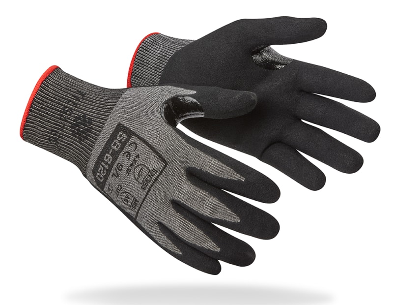 58-6120 - Ultra-lightweight 18 gauge cut level F bi-polymer foam coated glove
