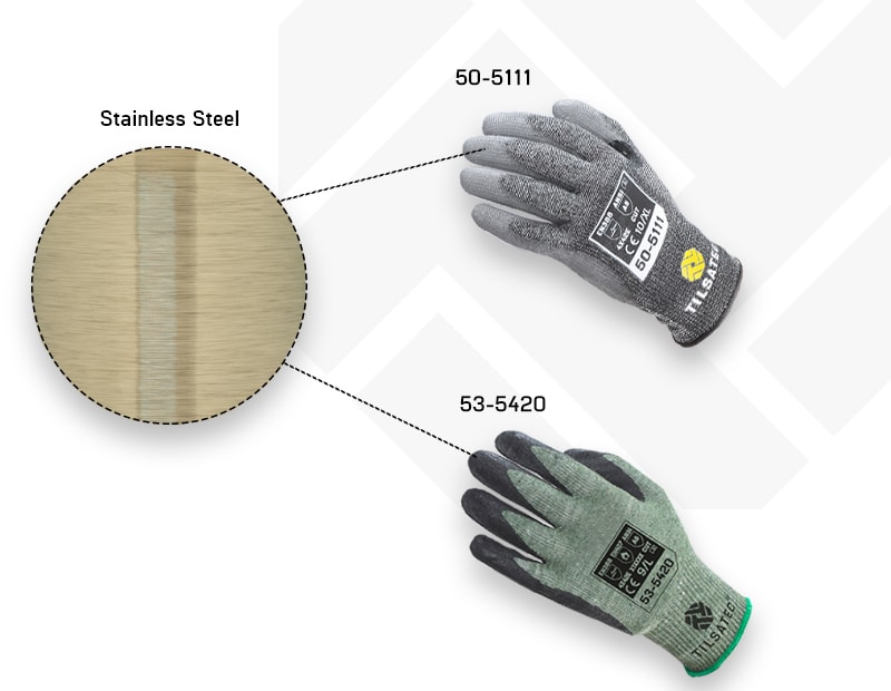 Protective Gloves Stainless Steel Low-Temperature Protection